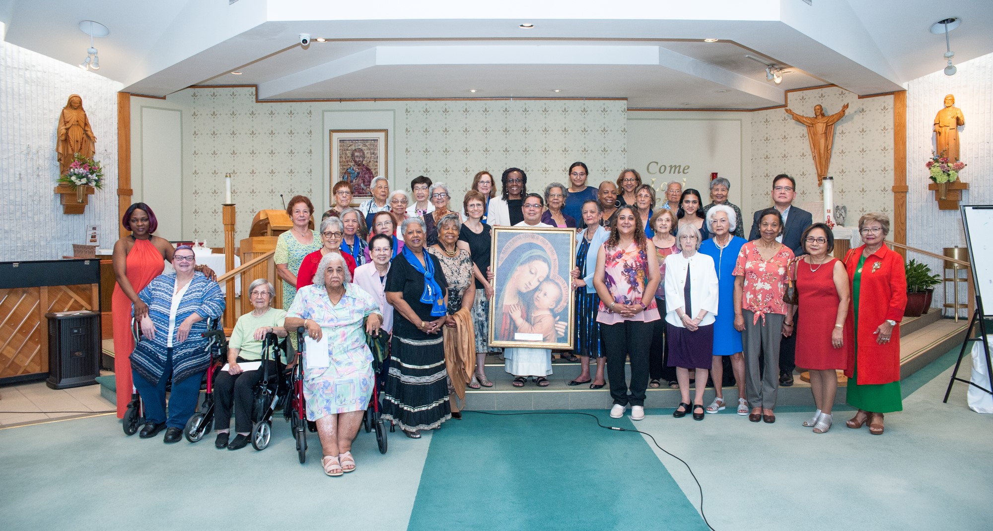 Attendees at 30th Anniversary Prayer Service