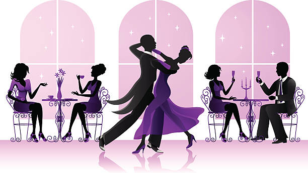 Clipart of figures ballroom dancing