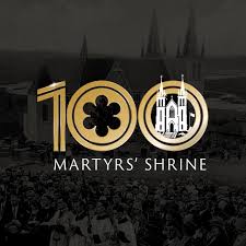 Martyrs' Shrine logo for 100 years