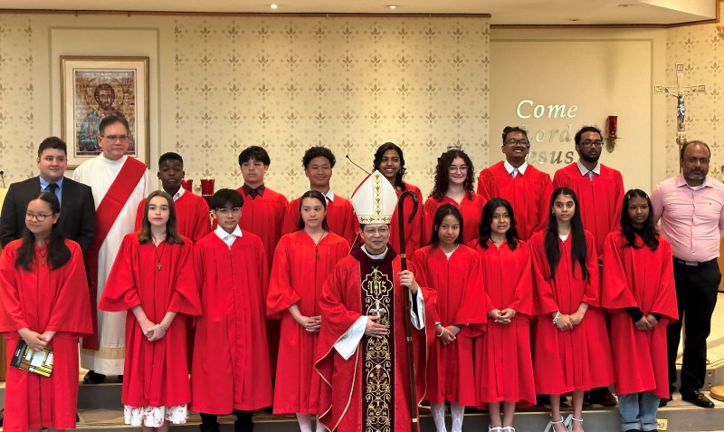 Group photo of confirmation 2024
