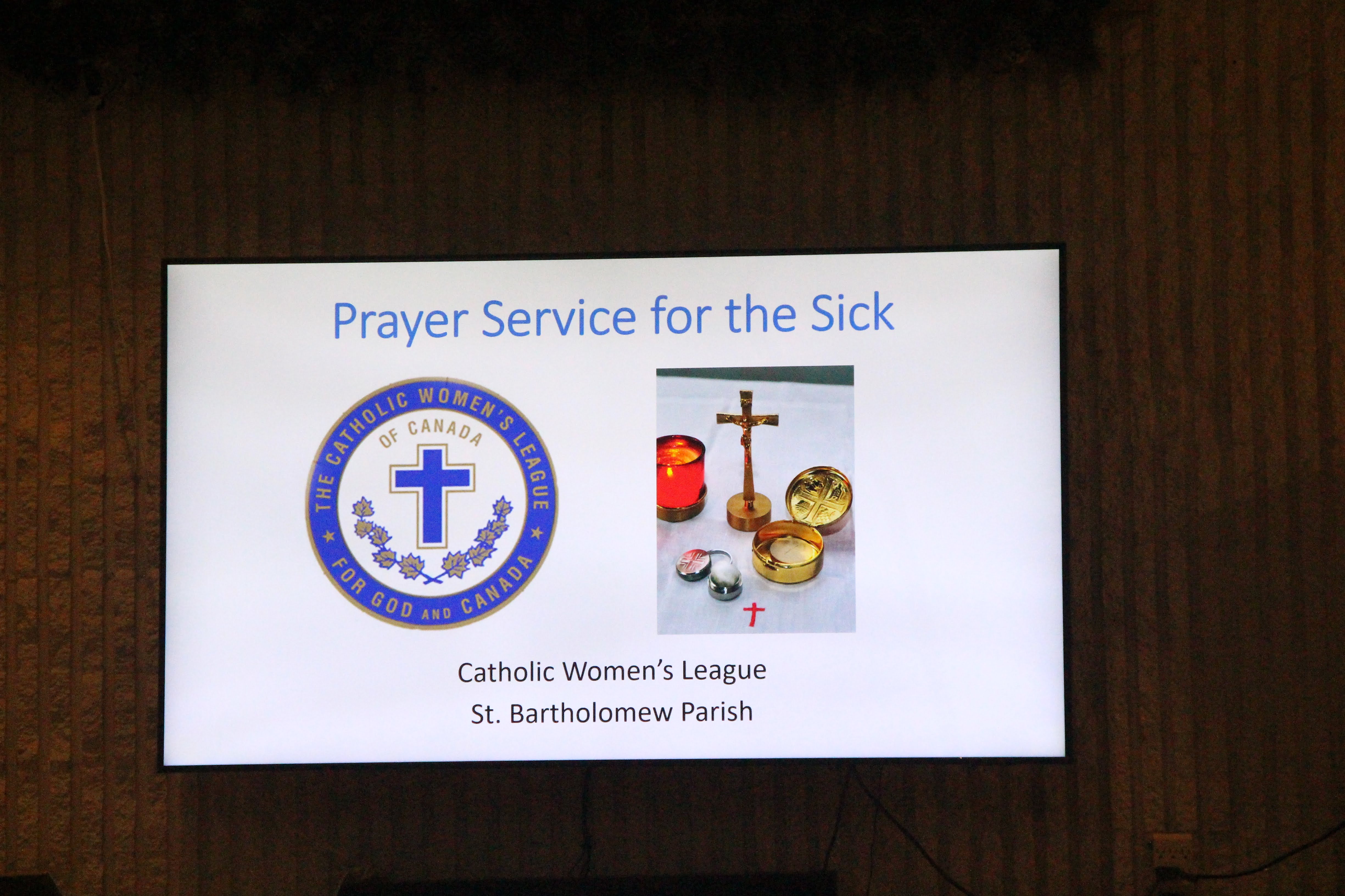 Prayer Service for the Sick