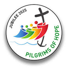 Jubilee 2025 logo, Pilgrims of Hope