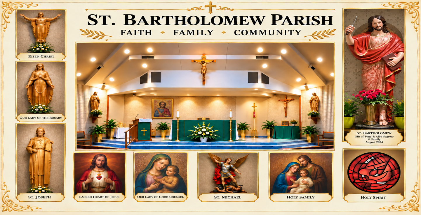 St. Bartholomew photo collage